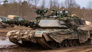 Танк M1 Abrams армии США на учениях Dragon-24